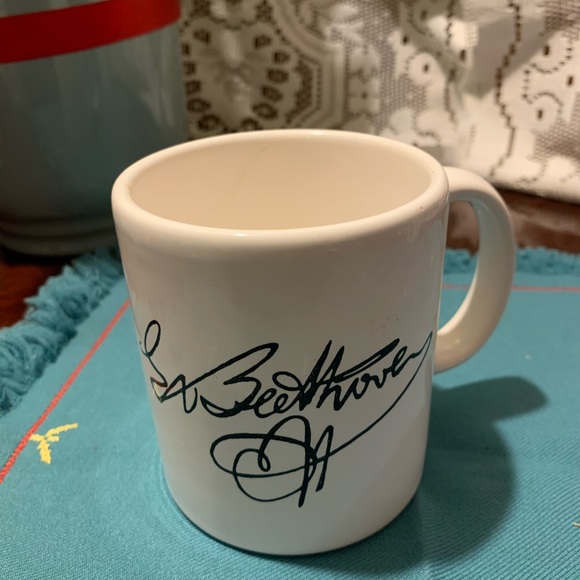 Ludwig van Beethoven Signature Coffee Mug/Cup - Picture 1 of 6